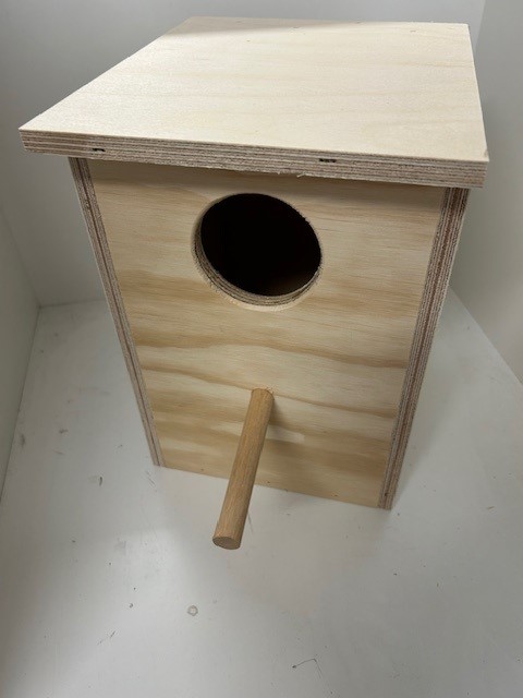 Deluxe 12mm Ply Cockatiel/ Conure Nest Box